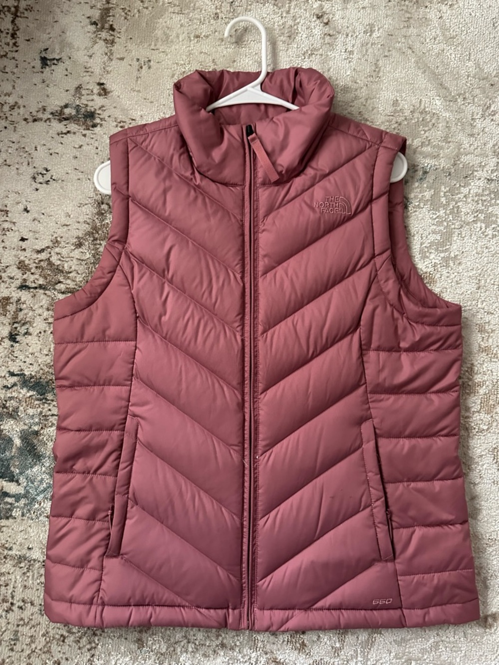 The North Face Women's Quilted Vest in Mauve Rose